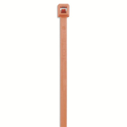 Стяжка кабельная, стандартная, полиамид 6.6, коричневая, TY100-18-1-100
