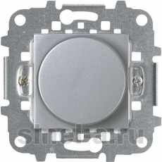 Светорегулятор с поворотной кнопкой 60-500Вт ZENIT (Серебристый)