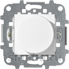 Светорегулятор с поворотной кнопкой 60-500Вт ZENIT (Белый)