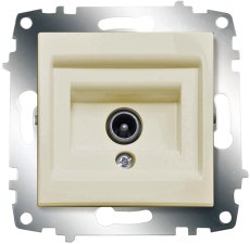 Розетка TV ABB Cosmo (Титаниум) Розетка TV ABB Cosmo (Титаниум)