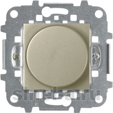 Светорегулятор с поворотной кнопкой 60-500Вт ZENIT (Шампань)