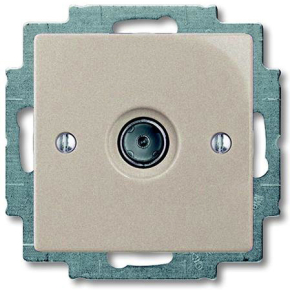 Розетка ТВ ABB Basic 55 (шампань) Розетка ТВ ABB Basic 55 (шампань)