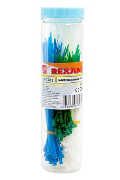 Набор хомутов цветных пластиковых НХ-1 REXANT Набор хомутов цветных пластиковых НХ-1 REXANT