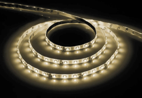 Лента светодиодная, 60SMD(3528)/m, 4.8W/m, 12V, 5м, LS603 (теплый белый на белом) Лента светодиодная, 60SMD(3528)/m, 4.8W/m, 12V, 5м, LS603 (теплый белый на белом)