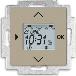 Программируемый терморегулятор ABB Basic 55 (шампань) Программируемый терморегулятор ABB Basic 55 (шампань)