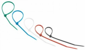 Хомут nylon 200 х 4.0 мм 25шт цветные REXANT Хомут nylon 200 х 4.0 мм 25шт цветные REXANT