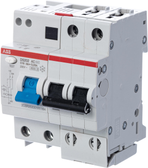 Дифференциальный автомат ABB DS202 AC C16 30mA (4 модуля) Дифференциальный автомат ABB DS202 AC C16 30mA (4 модуля)