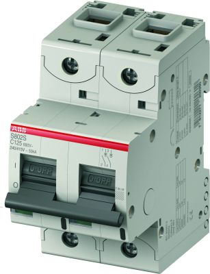 Автоматический выключатель ABB 2-полюсный S802C C125