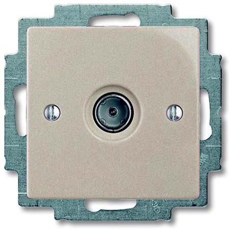 Розетка ТВ ABB Basic 55 (шампань) Розетка ТВ ABB Basic 55 (шампань)