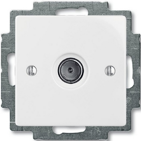 Розетка ТВ ABB Basic 55 (белый) Розетка ТВ ABB Basic 55 (белый)