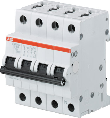 Автоматический выключатель ABB 3P+N S203M B16NA Автоматический выключатель ABB 3P+N S203M B16NA