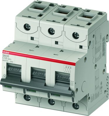 Автоматический выключатель ABB 3-полюсный S803C C63 Автоматический выключатель ABB 3-полюсный S803C C63
