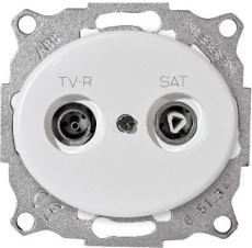 Розетка TV-R/SAT Tacto одиночная (Белый) Розетка TV-R/SAT Tacto одиночная (Белый)