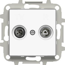 Розетка TV/R звезда ABB SKY (Белый) Розетка TV/R звезда ABB SKY (Белый)
